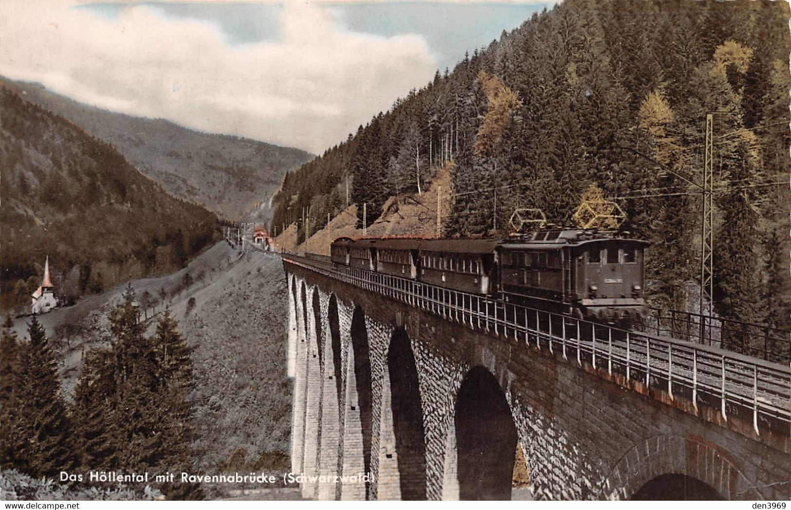 Allemagne - Das HÖLLENTAL Mit Ravennabrücke (Schwarzwald) - Train Sur Viaduc - Höllental