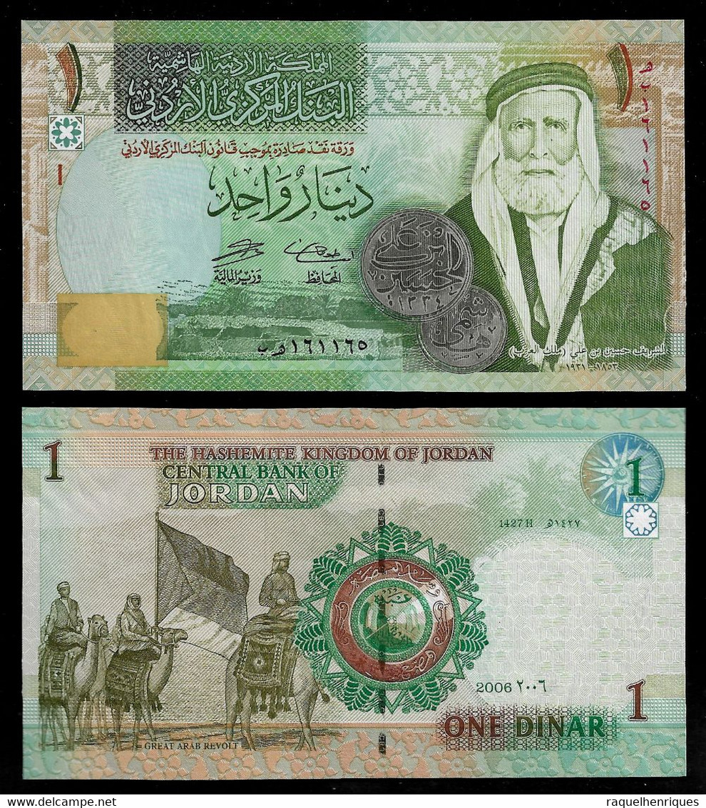 JORDAN BANKNOTE - 1 DINAR 2006 P#34c UNC (NT#03) - Jordanië