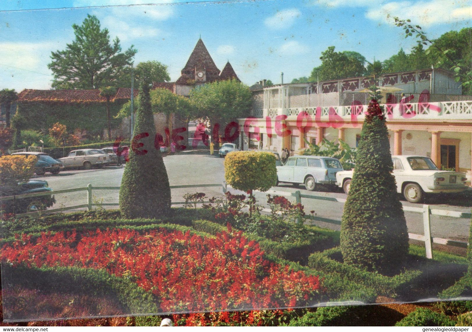 32- BARBOTAN LES THERMES- L' EGLISE ET LES BAINS CLAIRS - GERS - Barbotan