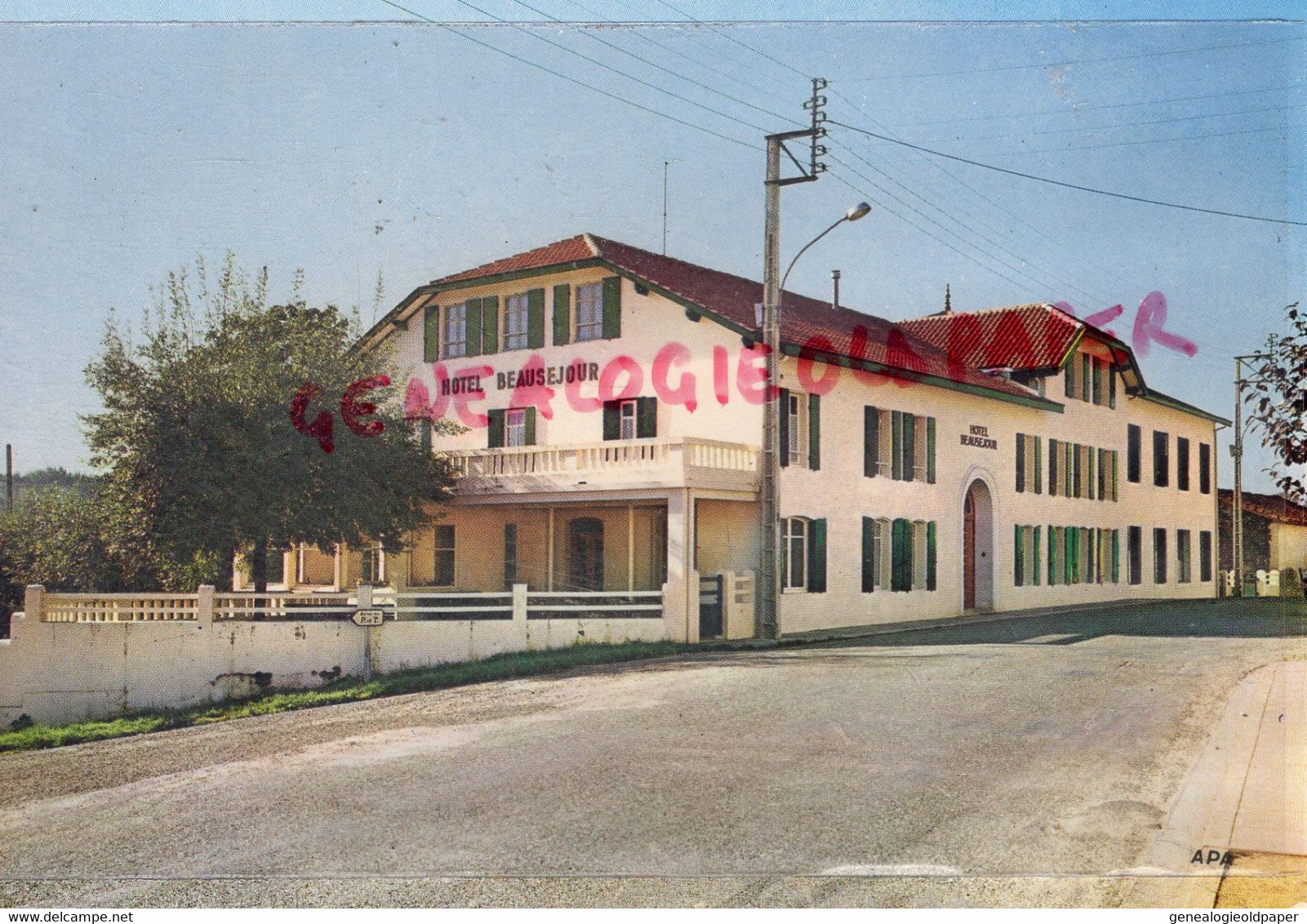 32- BARBOTAN LES THERMES- HOTEL BEAUSEJOUR - LA FACADE - GERS - Barbotan