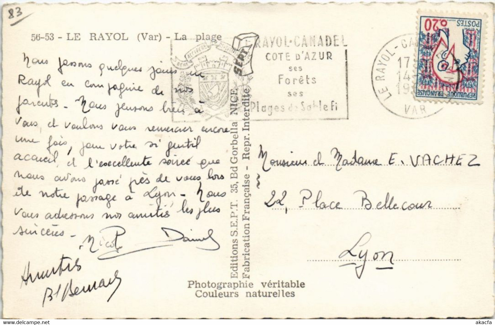CPA LE RAYOL La Plage (1110829) - Rayol-Canadel-sur-Mer