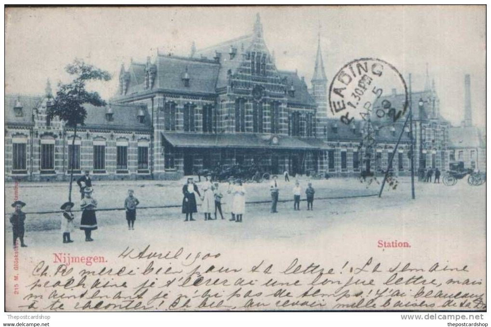 HOLLAND GELDERLAND NIJMEGEN RAILWAY STATION USED 1900 - Nijmegen