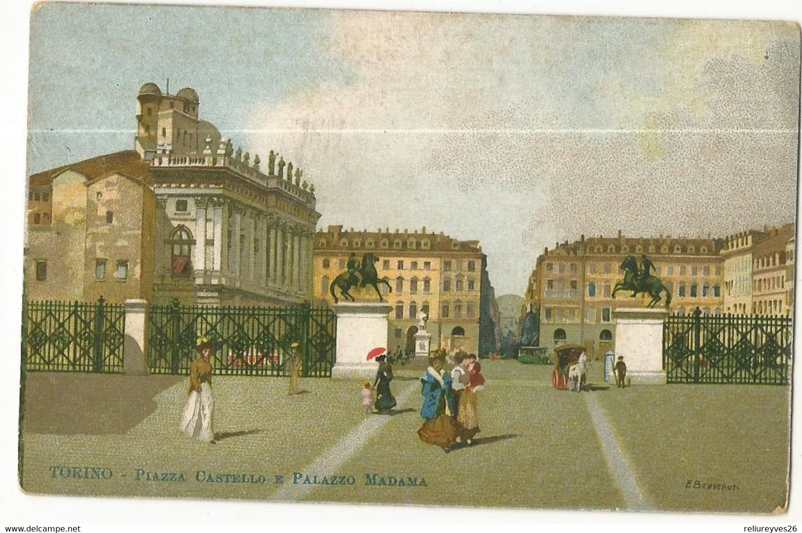 CPA, Italie ,Torino , Piazza Castello E Palazzo Madama , Animée ,Ed. S.A.I.G. - Palazzo Madama