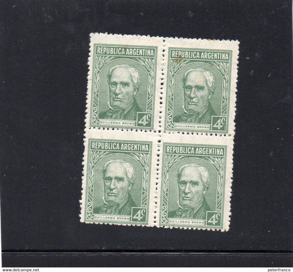 CG5 - 1935 Argentina - Guillermo Brown - Unused Stamps