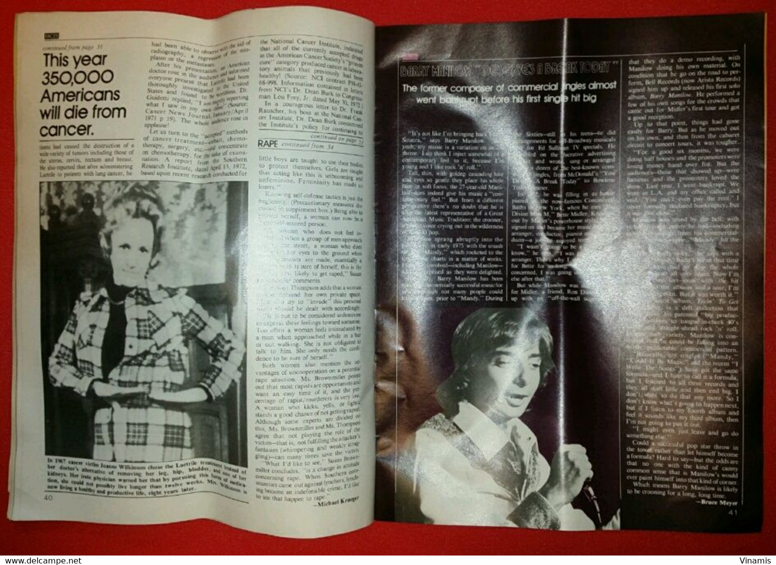 FACES Magazine - Robert REDFORD - His New Image - June 1976 - (en anglais)
