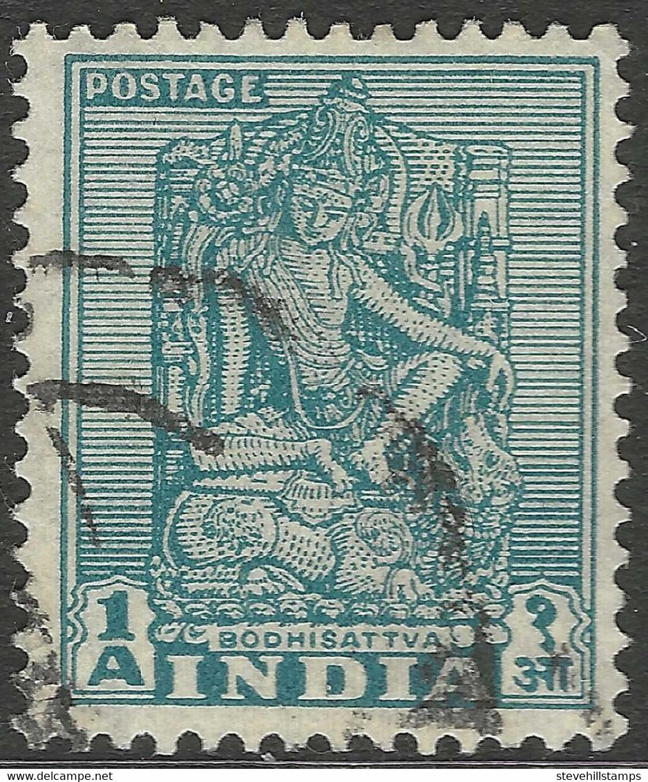 India. 1949-52 Definitives. 1a Used. SG 312 - Oblitérés