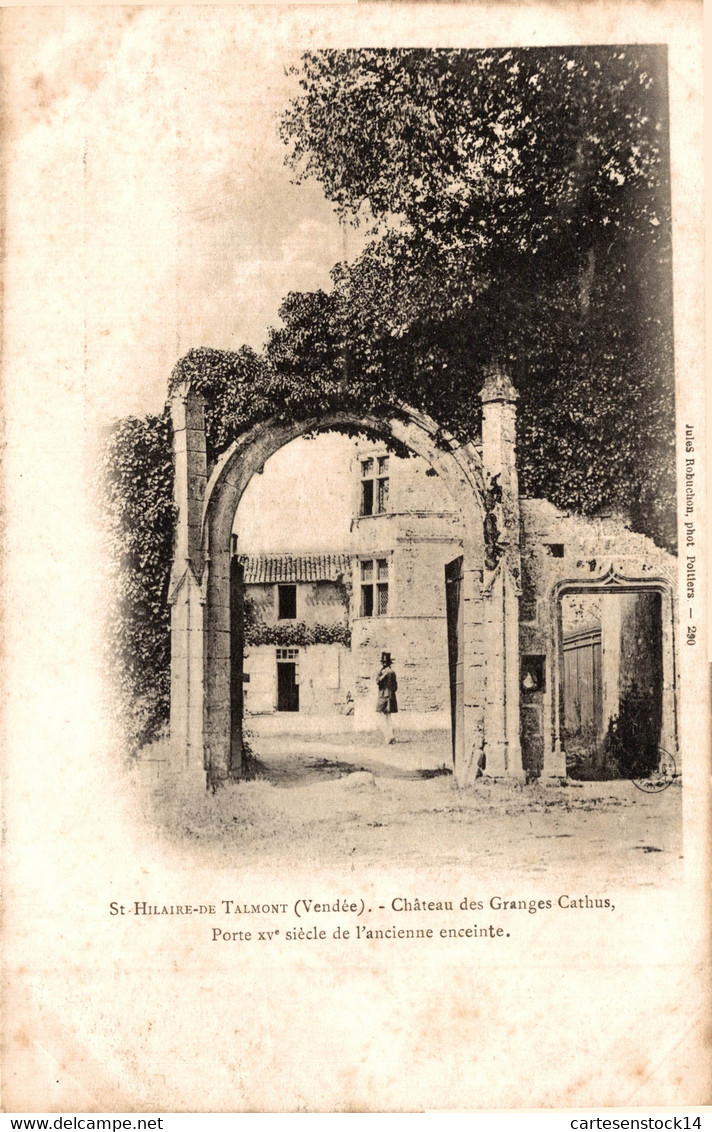 N°8206 Z -cpa Saint Hilaire De Talmont -château Des Granges Cathus - Talmont Saint Hilaire