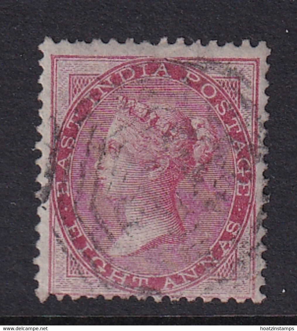 India: 1856/64   QV    SG48    8a     Carmine     Used - 1854 East India Company Administration