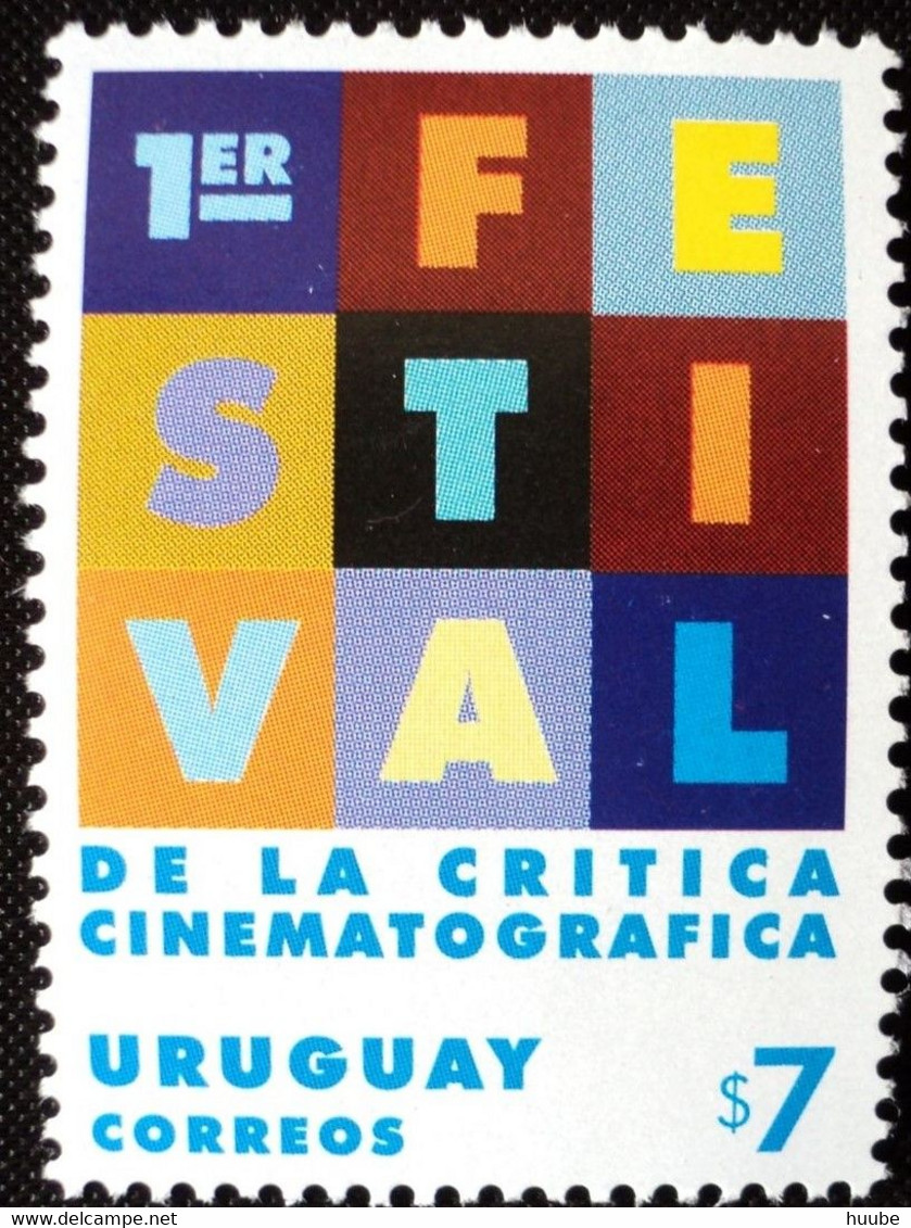 Uruguay, 1999, Mi 2458, Festival Of Film Critics, Montevideo, 1st Ed., 1v, MNH - Cinema