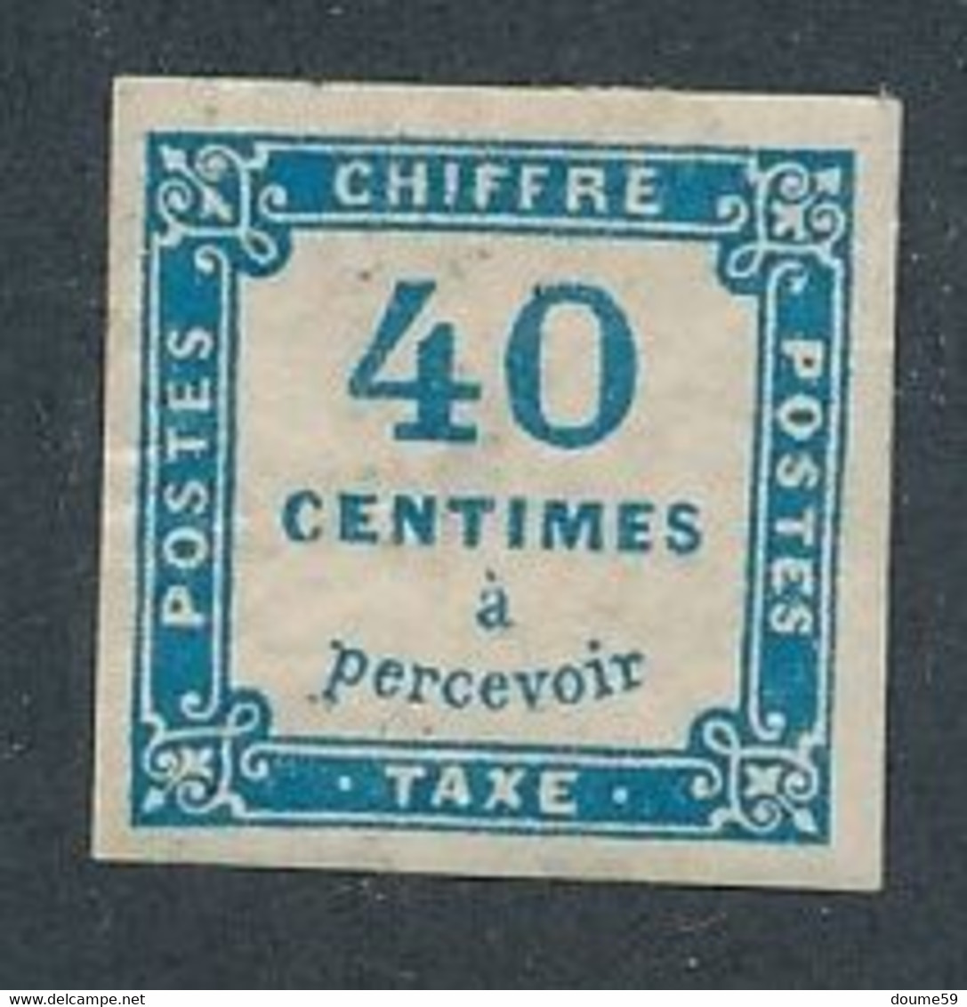 DX-837: FRANCE: Lot Avec Taxe N°7* Aminci 2ème Choix - 1859-1959 Nuovi