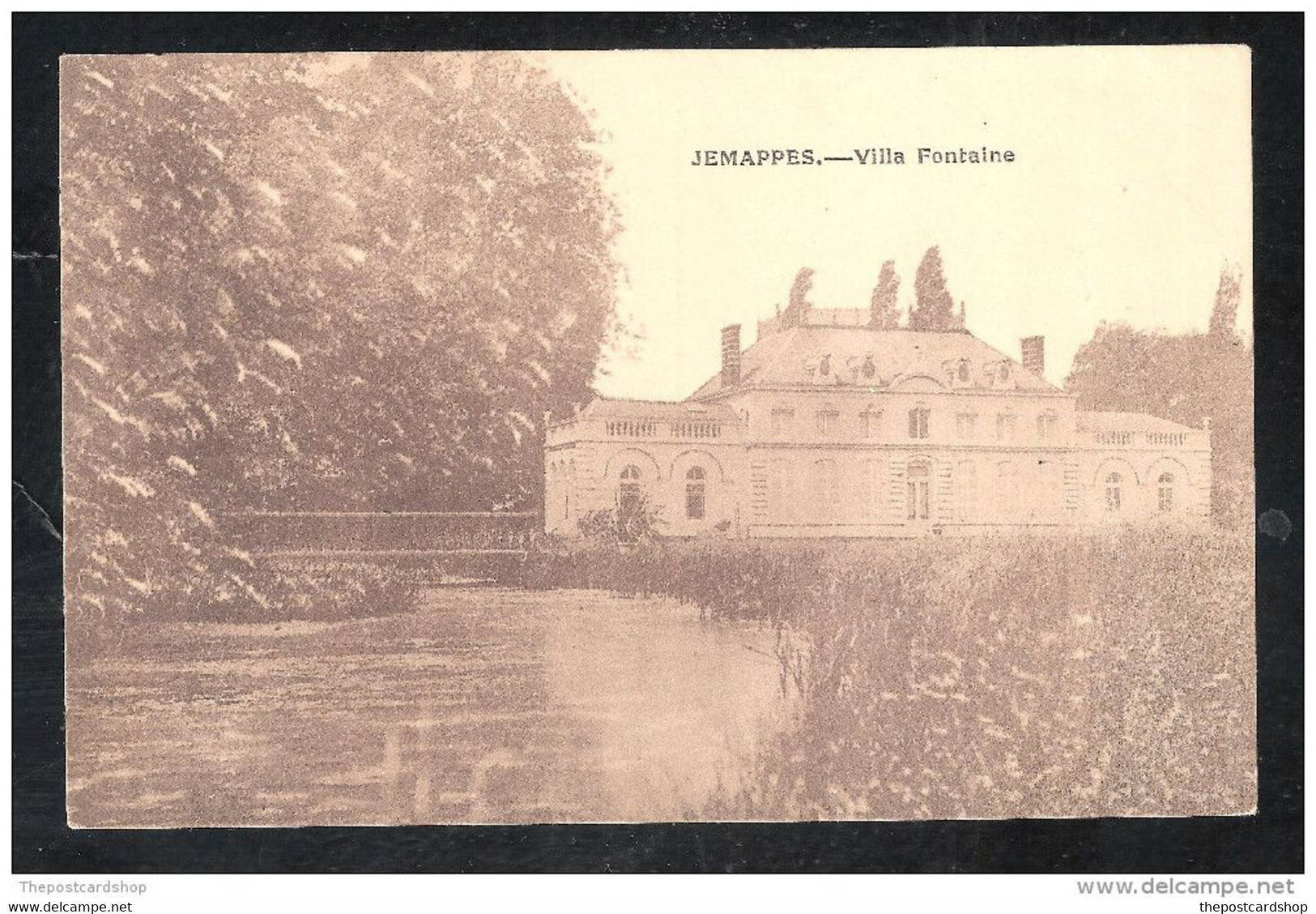 BELGIQUE : JEMAPPES - VILLA FONTAINE - Andere & Zonder Classificatie