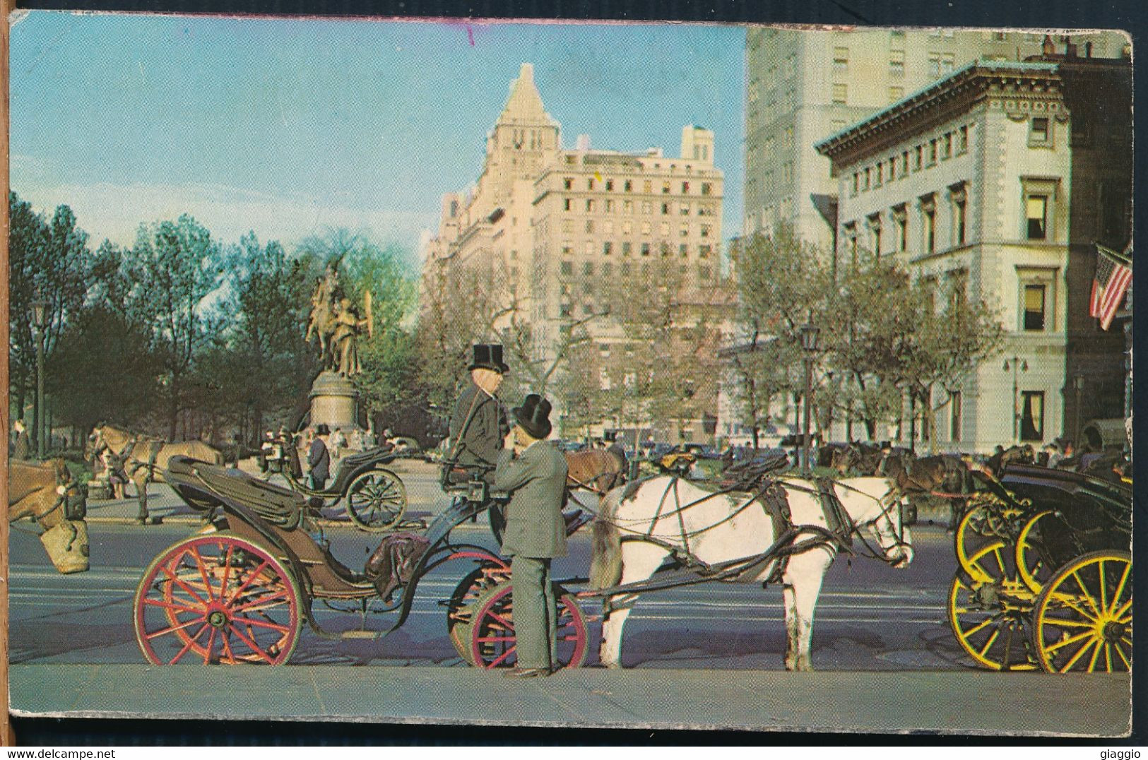 °°° 25609 - USA - NY - NEW YORK - CARRIAGES ON 59th STREET - 1974 °°° - Trasporti