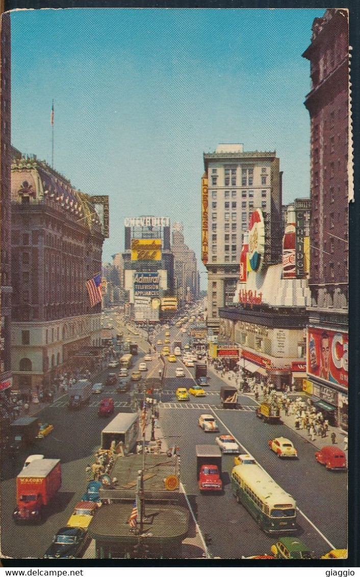°°° 25611 - USA - NY - NEW YORK - TIMES SQUARE - 1968 With Stamps °°° - Time Square