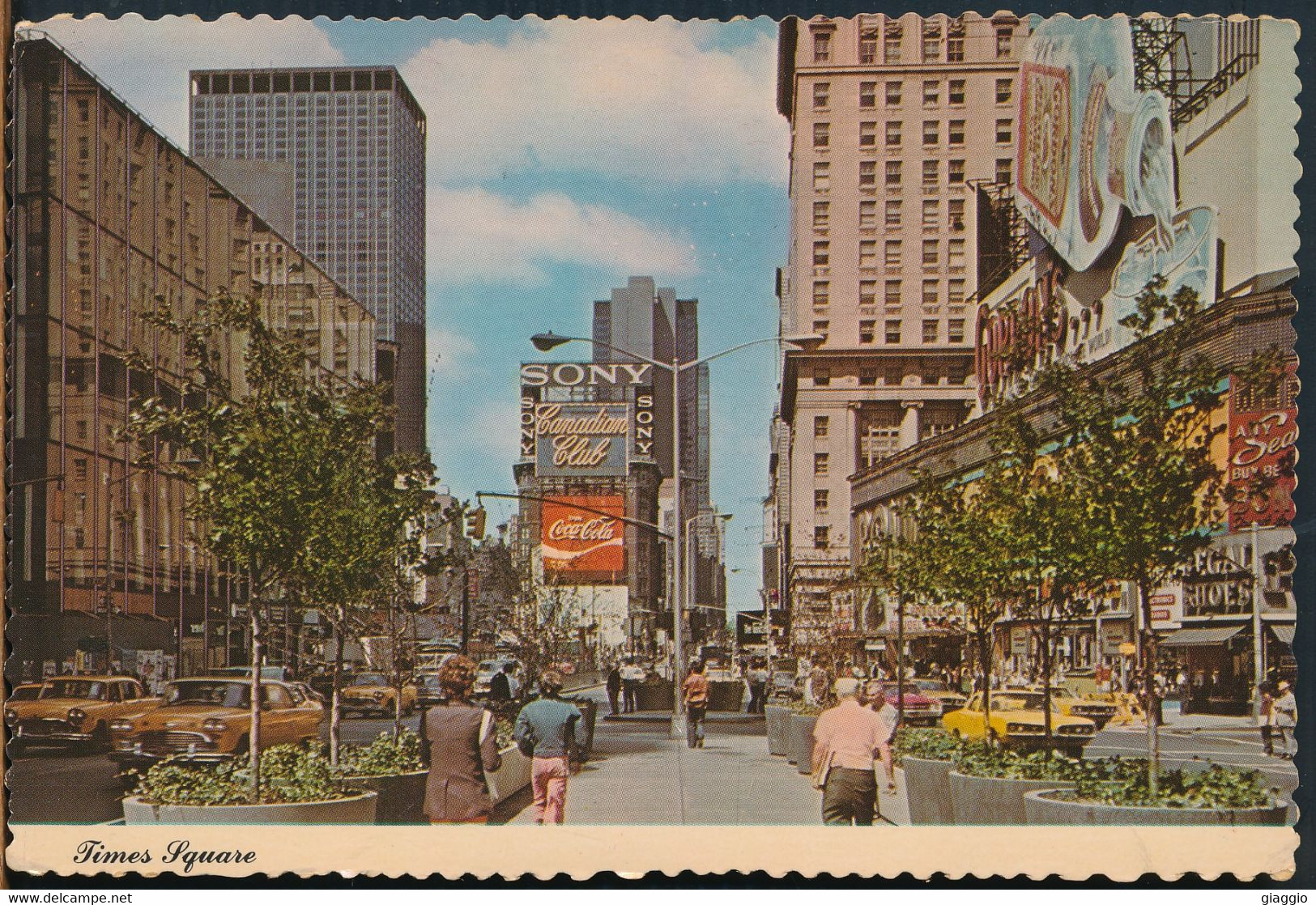 °°° 25613 - USA - NY - NEW YORK - TIMES SQUARE - 1978 With Stamps °°° - Time Square