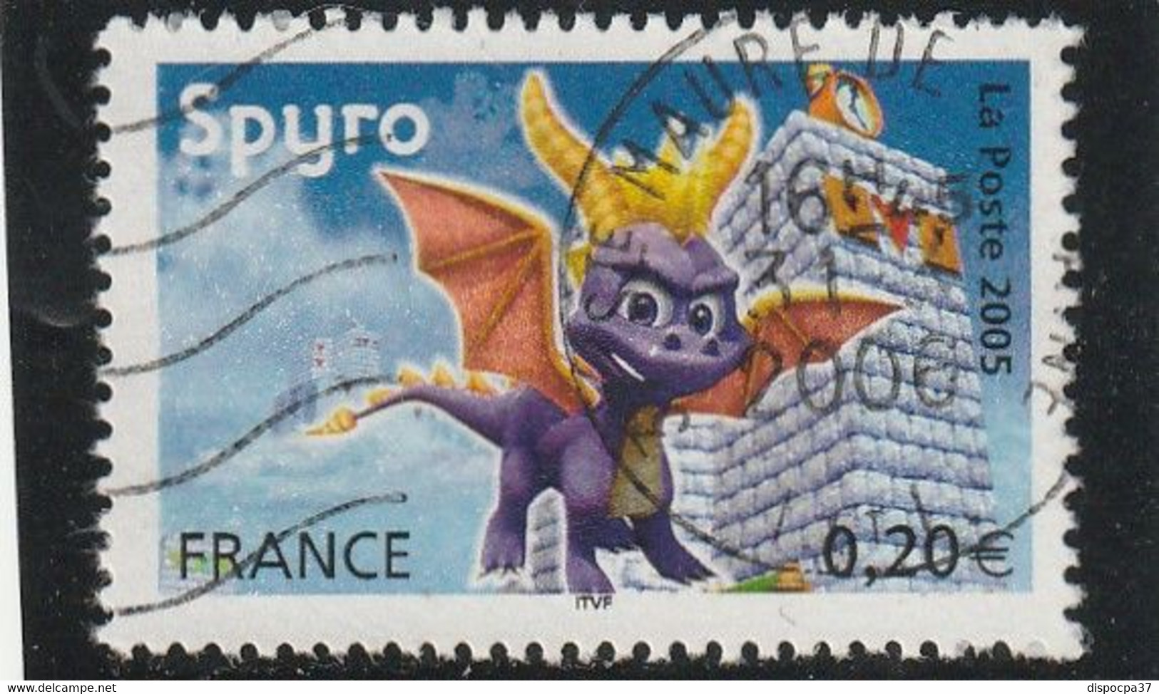 FRANCE (2005) N° 3845 - Oblitéré  Cachet Rond Choisi - REF MS - Gebraucht