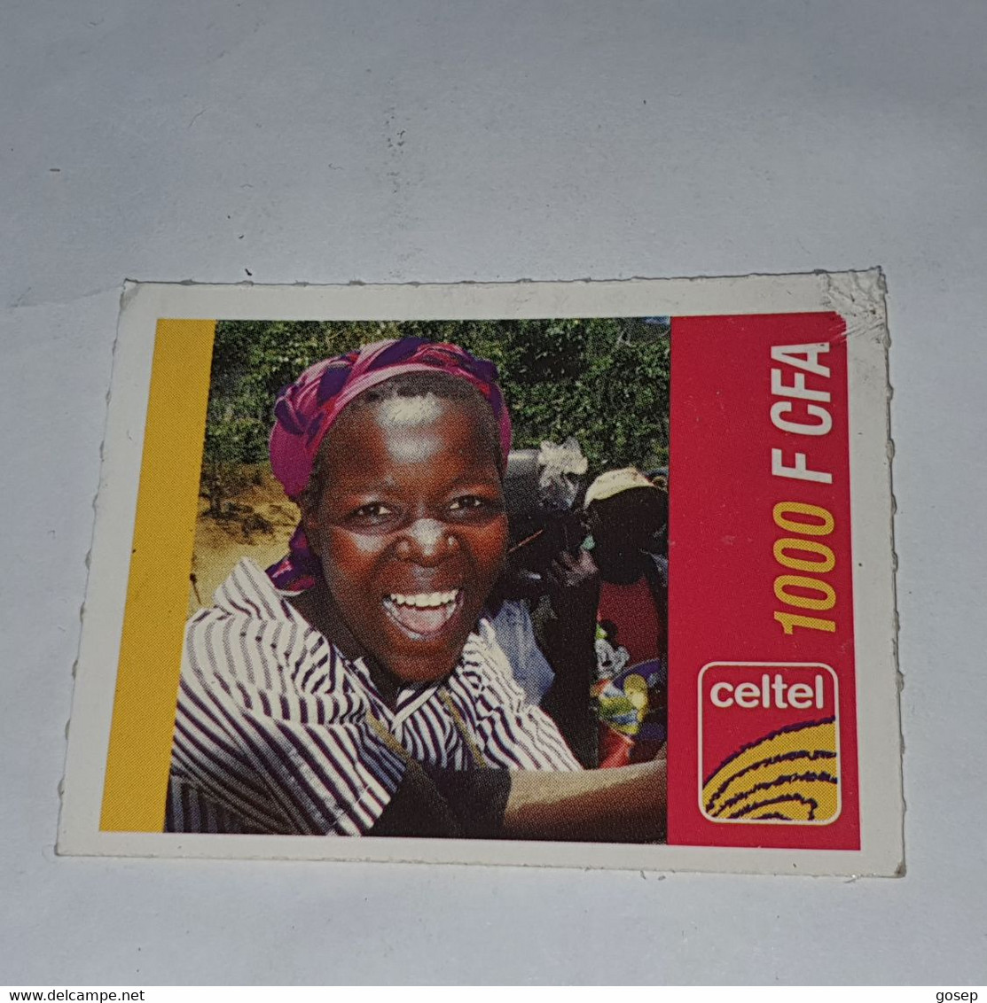 Burkina Faso-(BF-CEL-REF-13/B/3)-women-(14)-(1000fcfa)-(0238-5895-8714)-used Card - Burkina Faso