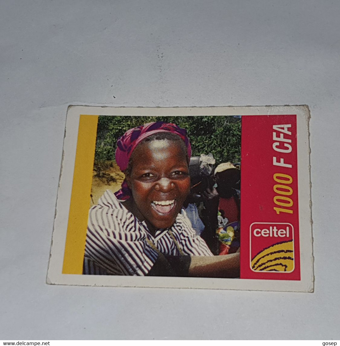 Burkina Faso-(BF-CEL-REF-13/B/5)-women-(16)-(1000fcfa)-(9967-3433-5699)-used Card - Burkina Faso