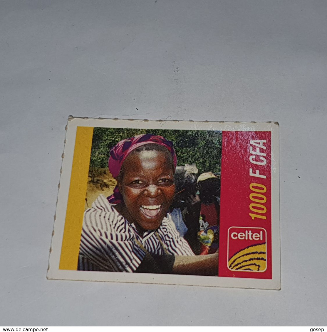 Burkina Faso-(BF-CEL-REF-13/B/6)-women-(17)-(1000fcfa)-(1821-3395-4759)-used Card - Burkina Faso