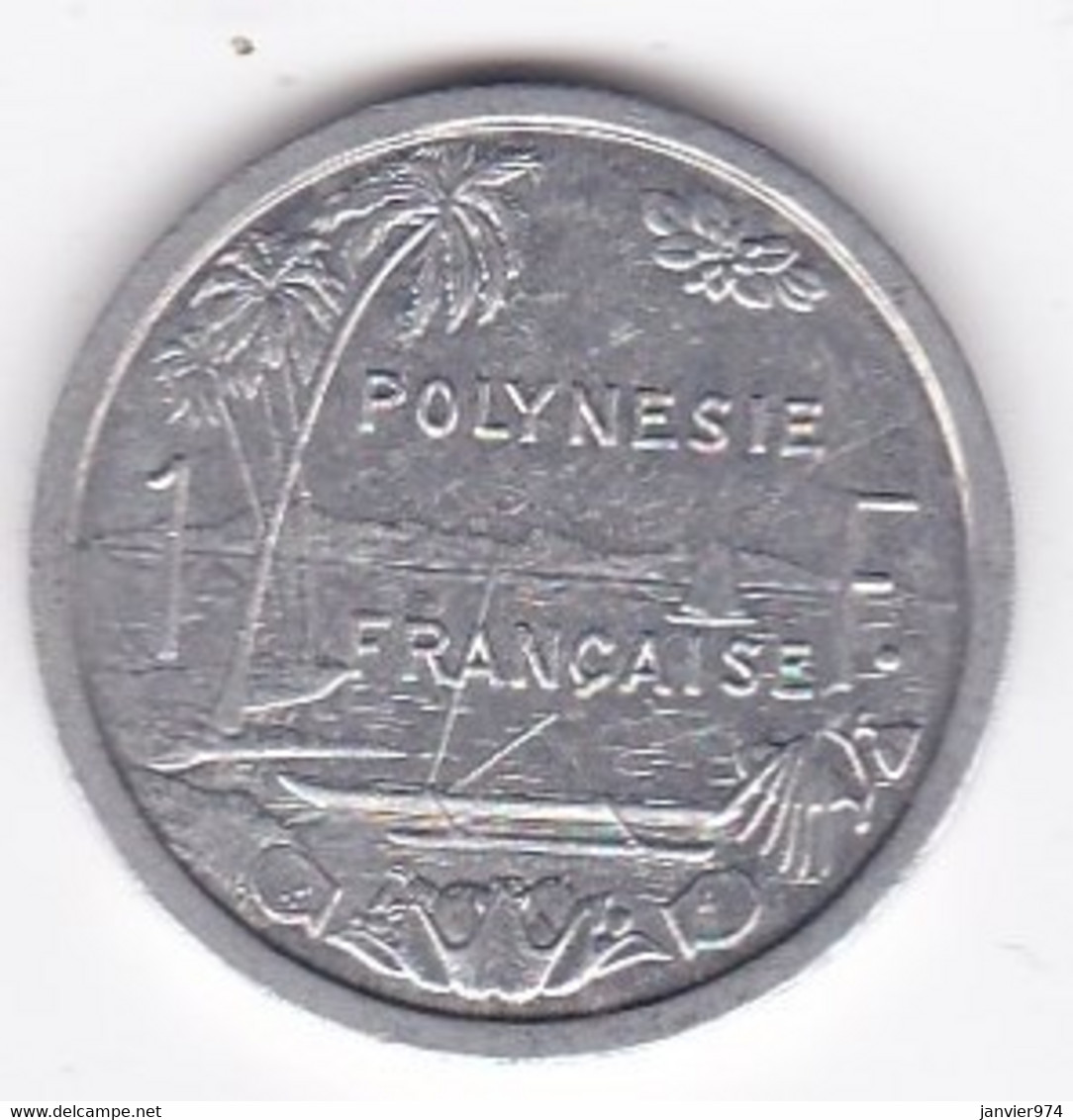 Polynésie Française. 1 Franc 1983, En Aluminium - Polynésie Française