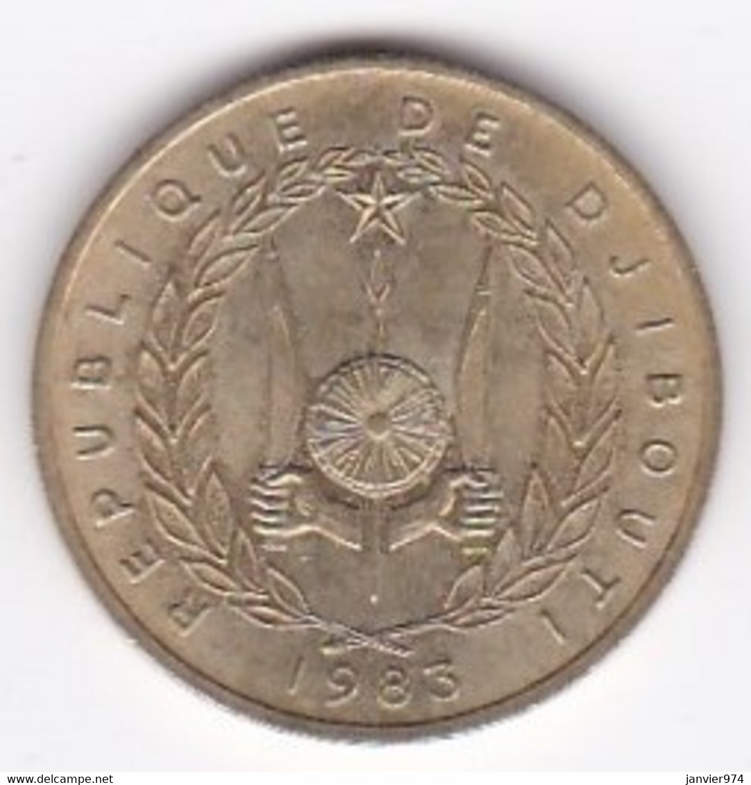 République De Djibouti. 10 Francs 1983 Bronze-aluminium. KM# 23 - Djibouti