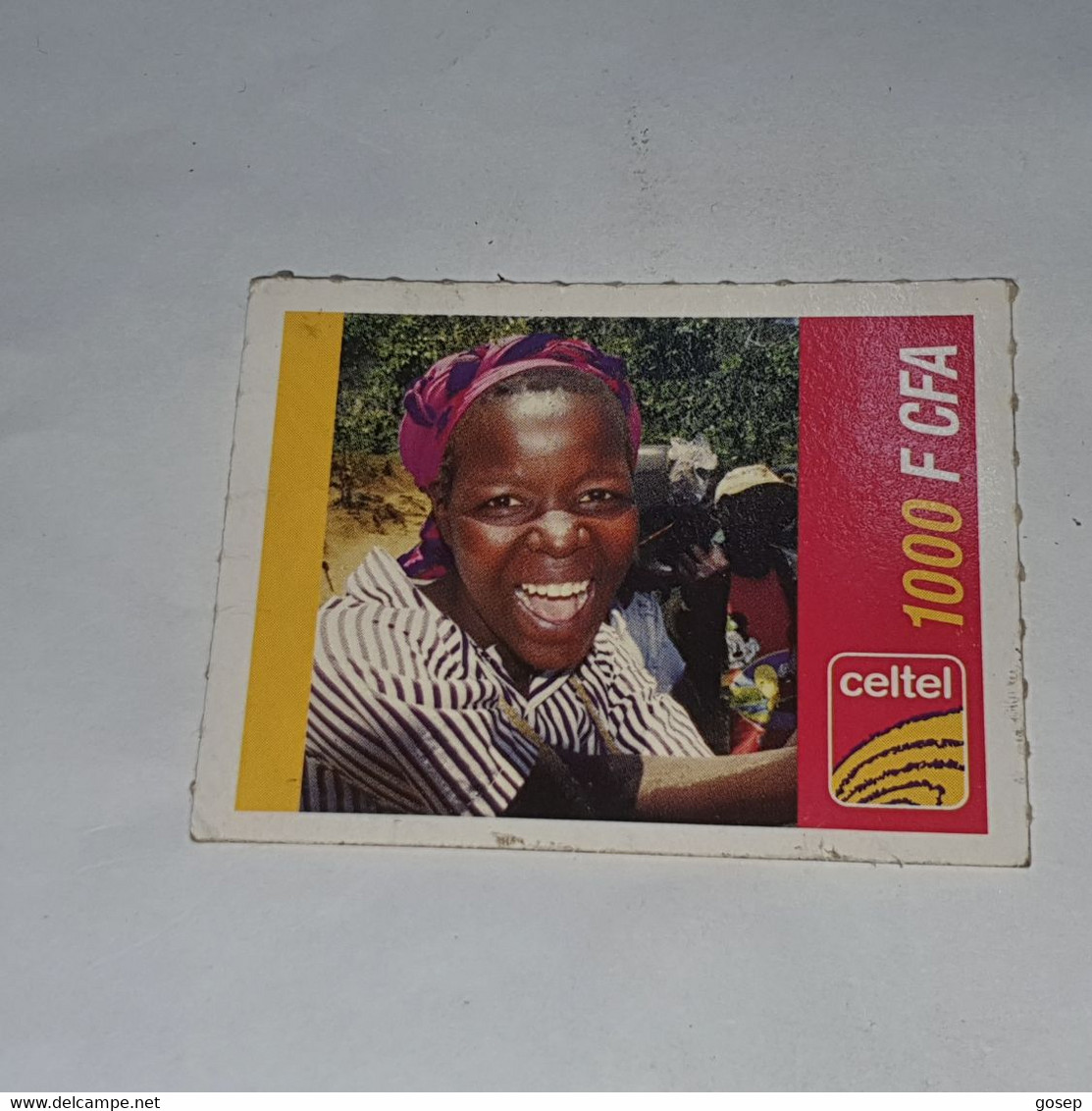 Burkina Faso-(BF-CEL-REF-13/C-8)-women-(26)-(1000fcfa)-(1097-2070-6360)-used Card - Burkina Faso