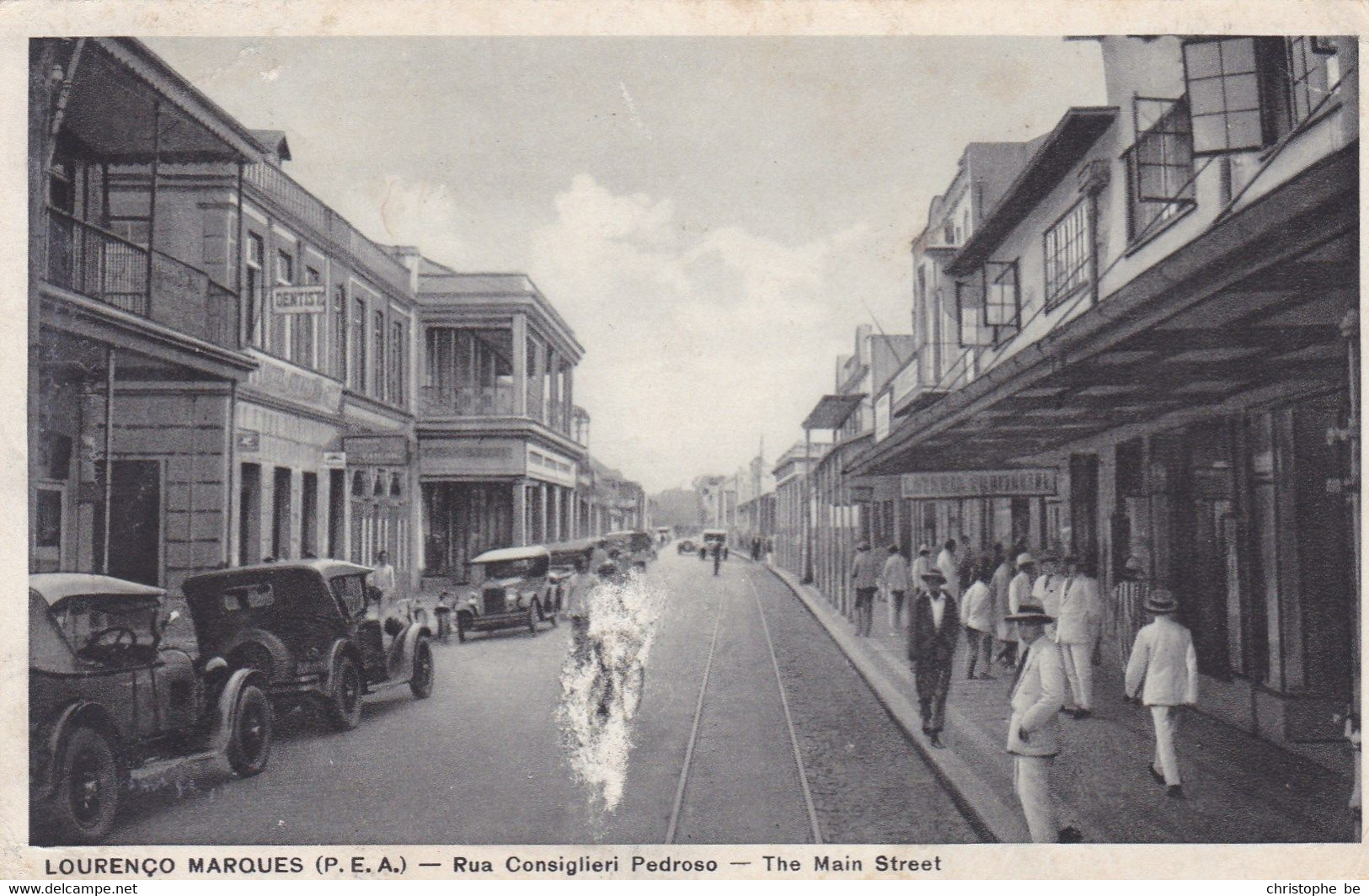 Lourenço Marques, P.E.A. Rue Consiglieri Pedroso. The Main Street  (pk79280) - Mozambique