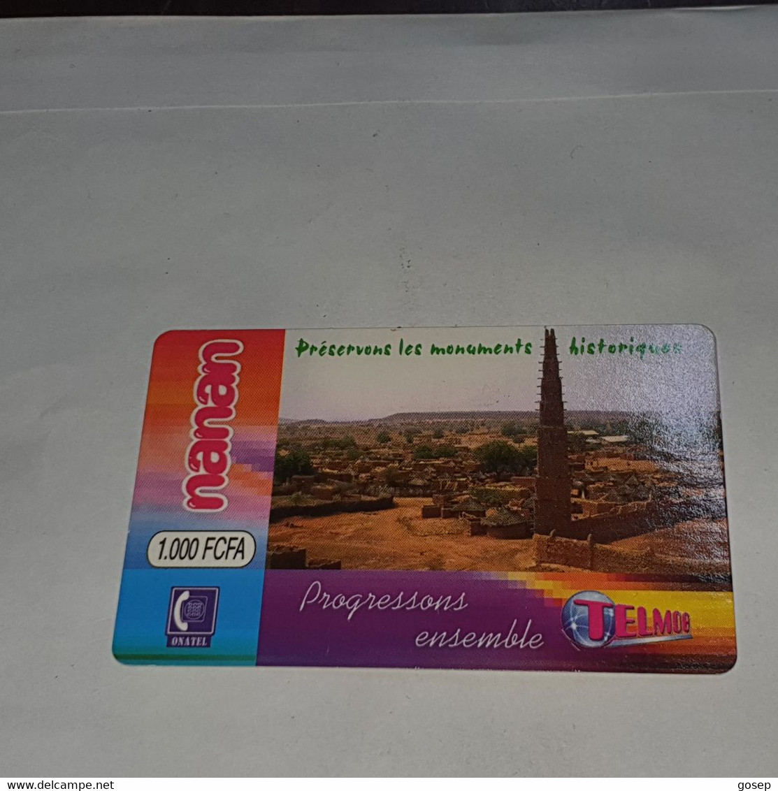 Burkina Faso-(BF-TLM-REF-0004B)-historiques-(37)-(1.000fcfa)-(1687-5485-7213)-used Card+1card Prepiad Free - Burkina Faso