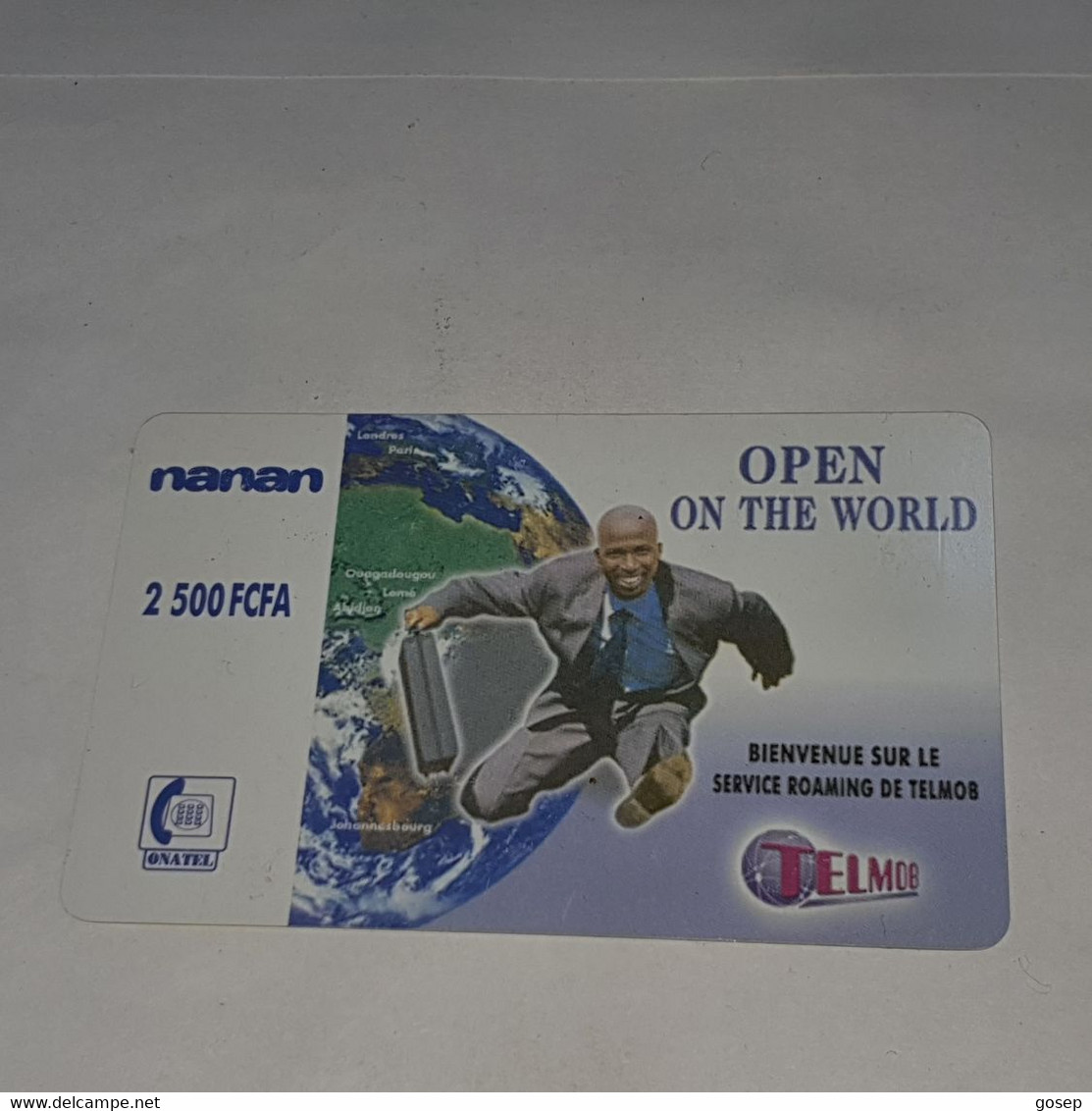 Burkina Faso-(BF-TLM-REF-0020C)-open On The World-(38)-(2.500fcfa)-(699203247945)-used Card+1card Prepiad Free - Burkina Faso