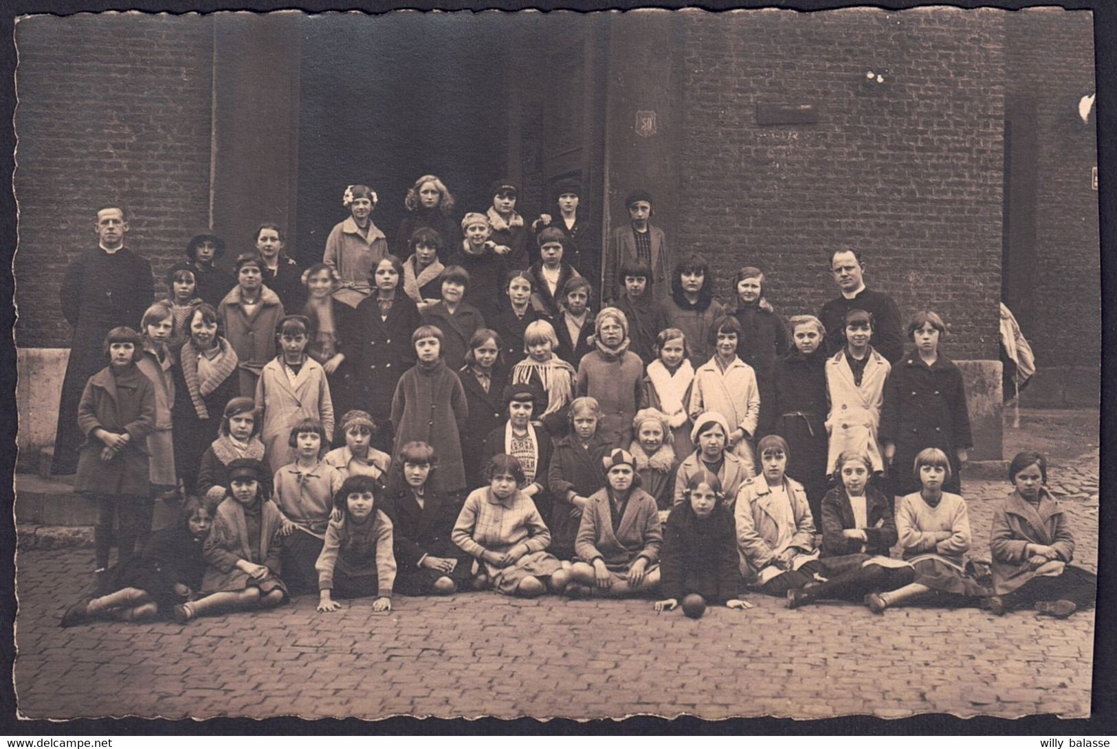 +++ CPA - Photo Carte - ANS - Liège - "Souvenir De Mr Le Vicaire Walen " - Classe - Enfants - 1931  // - Ans