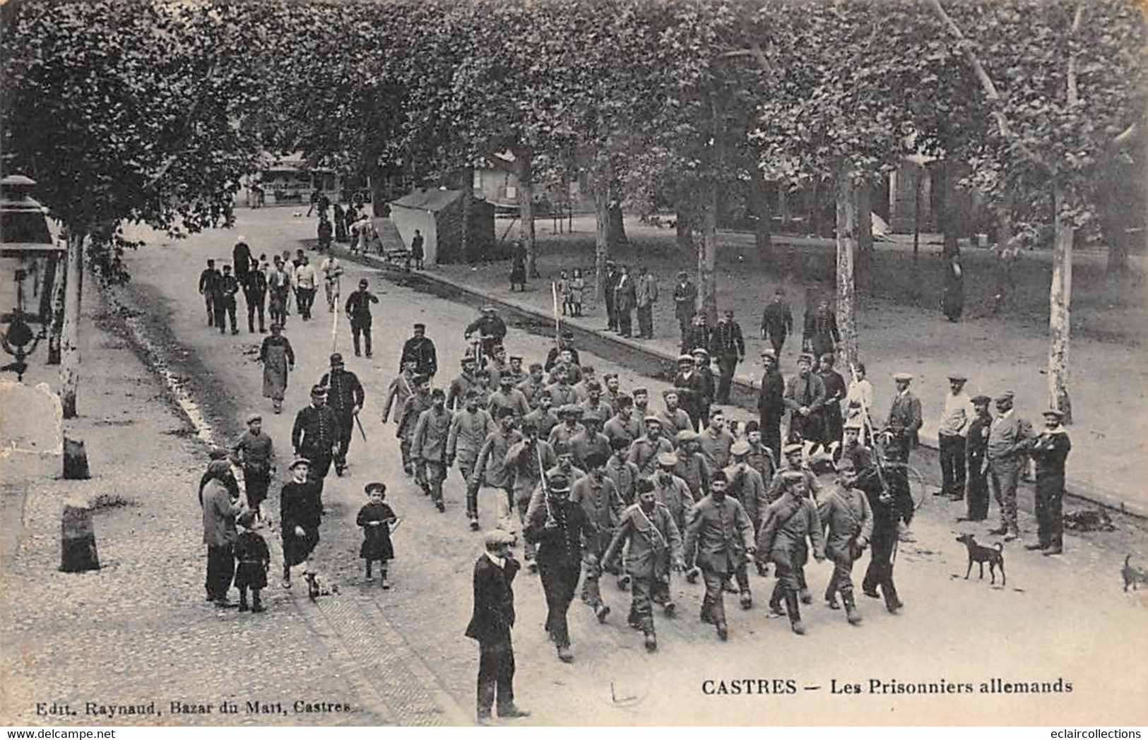 Castres         81           Les Prisonniers Allemands              (voir Scan) - Castres