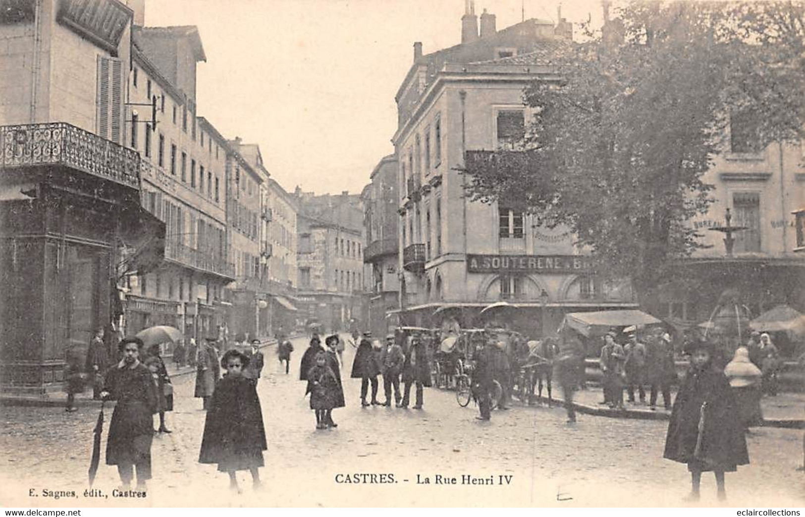 Castres         81           La Rue Henri IV           (voir Scan) - Castres