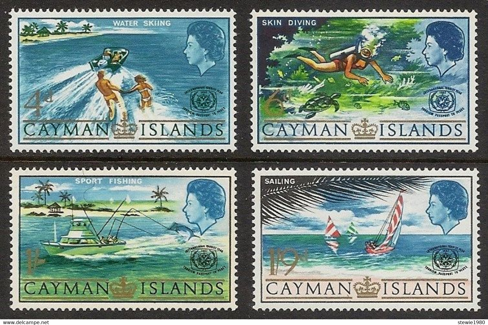 CAYMAN ISLANDS 1967 - Tourism - Set MH - Cayman Islands