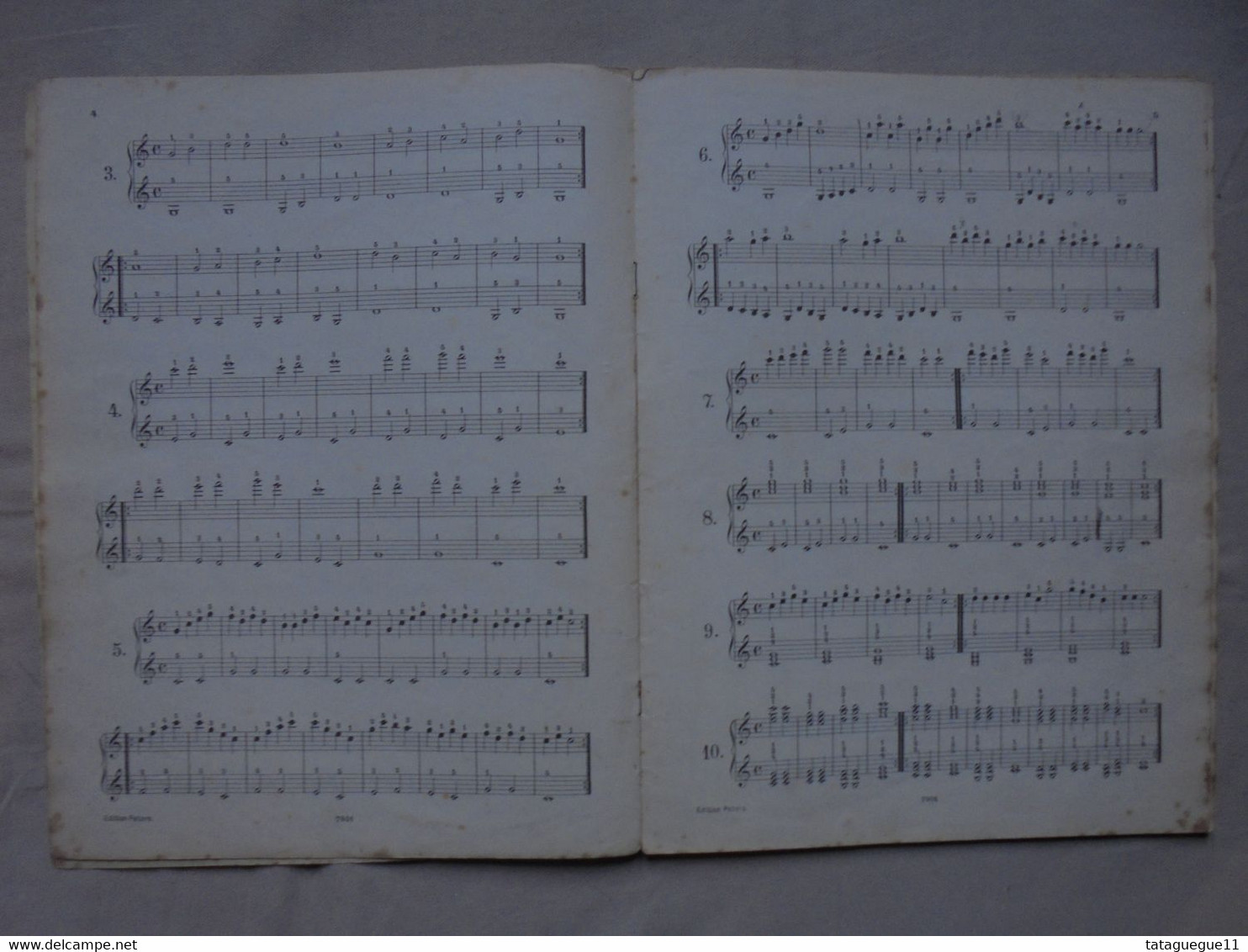 Ancien - CZERNY Erster Lehrmeister Op. 599 Pour Piano Ed. Peters N° 2402 - Instruments à Clavier