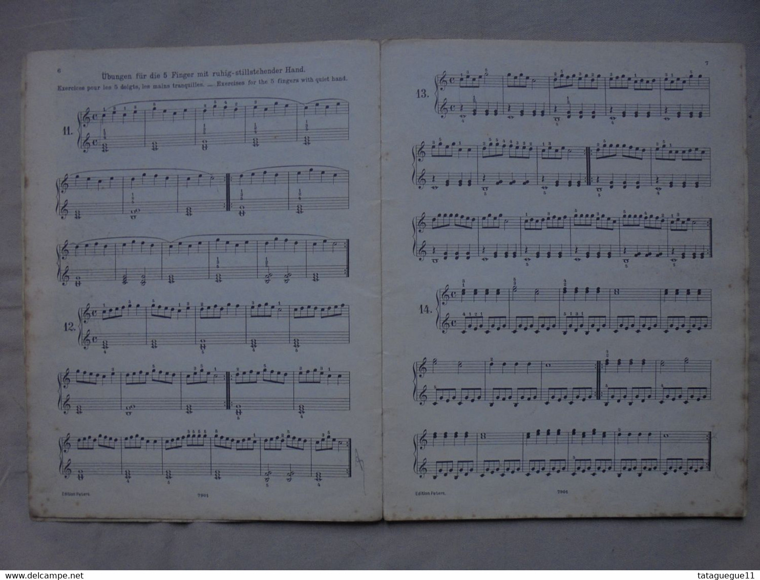 Ancien - CZERNY Erster Lehrmeister Op. 599 Pour Piano Ed. Peters N° 2402 - Klavierinstrumenten