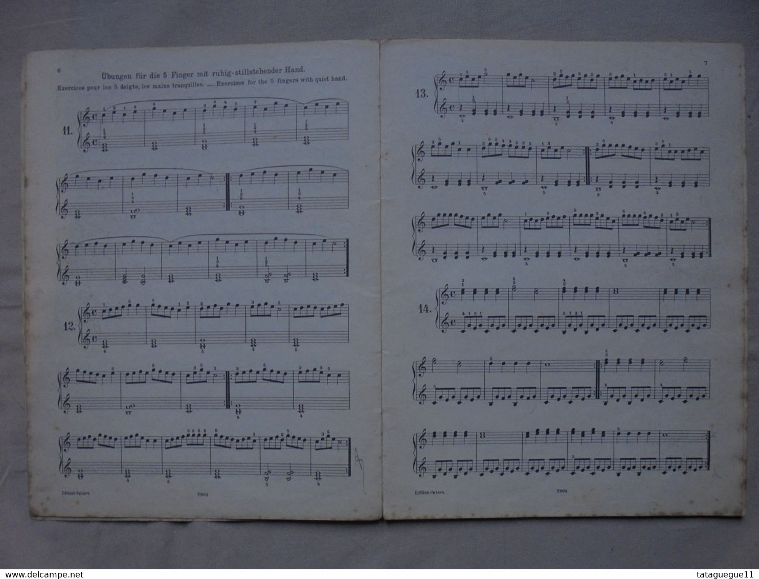 Ancien - CZERNY Erster Lehrmeister Op. 599 Pour Piano Ed. Peters N° 2402 - Instruments à Clavier