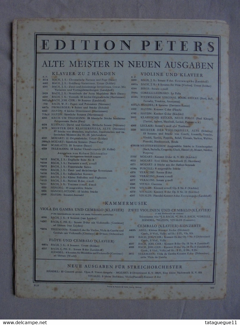 Ancien - CZERNY Erster Lehrmeister Op. 599 pour Piano Ed. Peters N° 2402