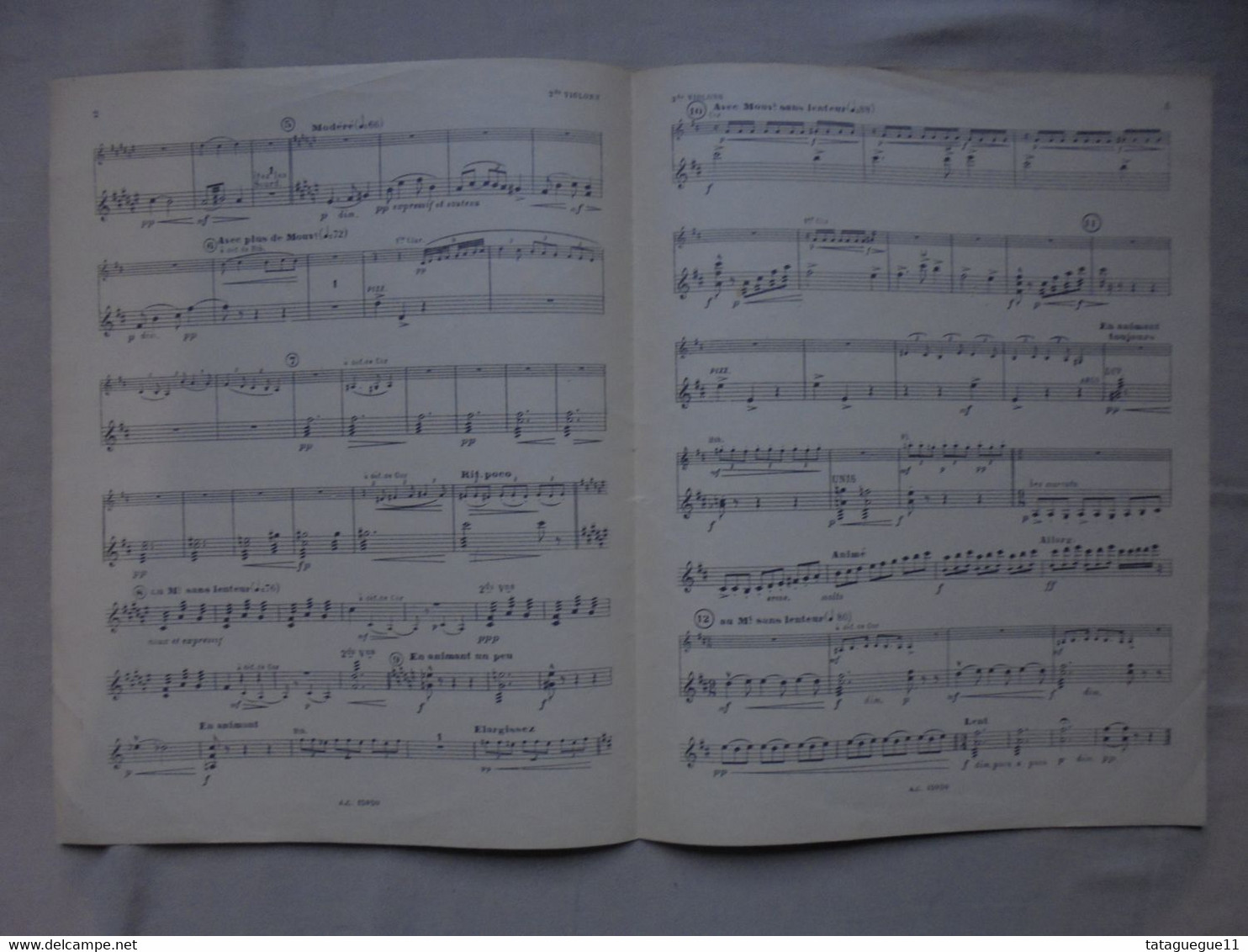 Ancien - Partition Colomba Prélude Du 1er Acte Henri Busser Ed. Choudens 1930 - Andere Instrumenten