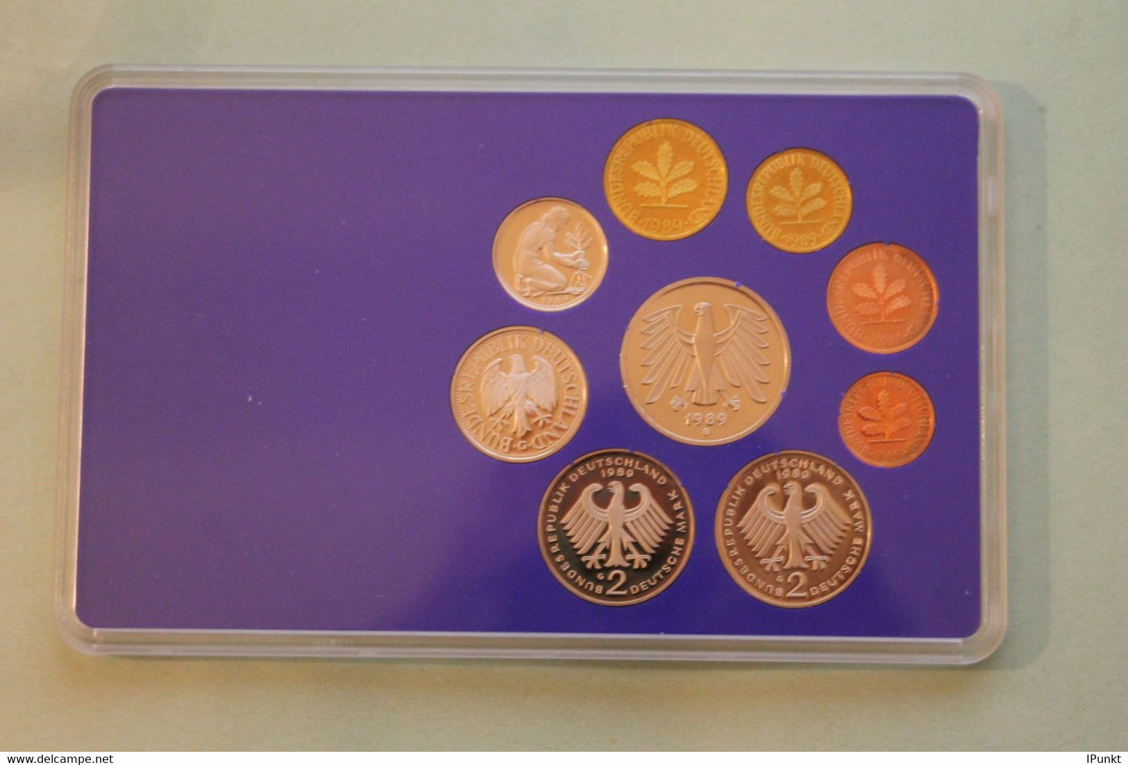 Deutschland, Kursmünzensatz Spiegelglanz (PP), 1989, G - Sets De Acuñados &  Sets De Pruebas