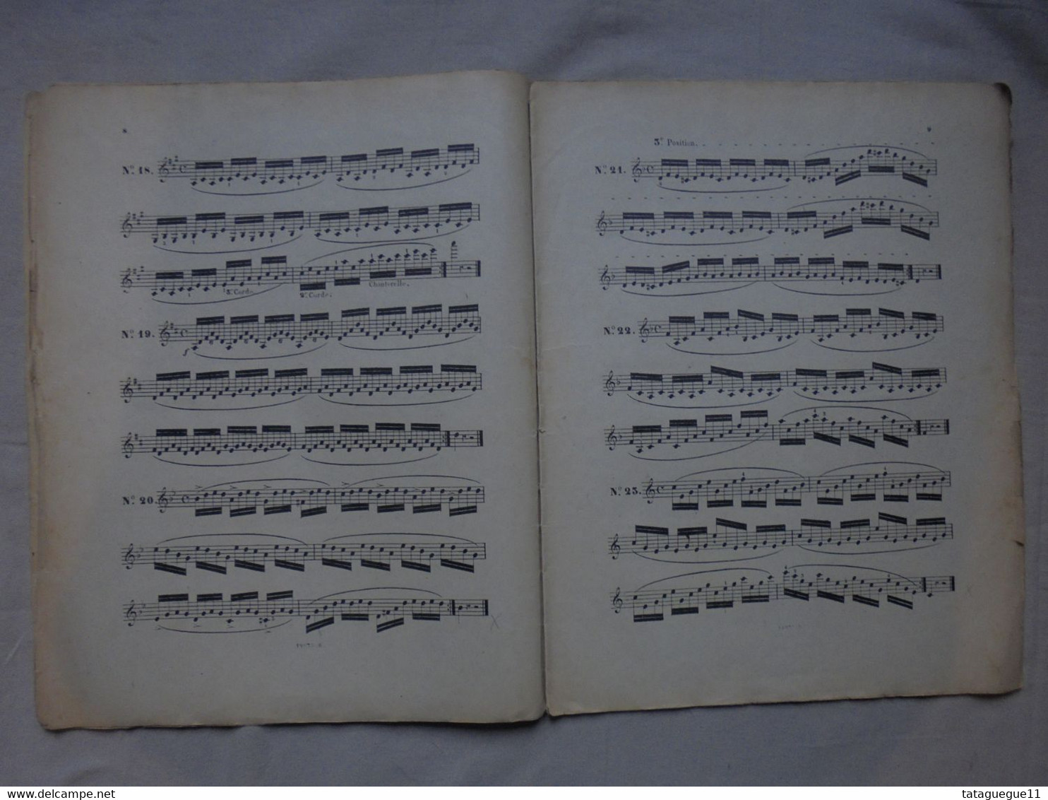 Ancien - 50 Exercices Journaliers Pour Violon Charles Dancla OP. 74 N° 2 - Etude & Enseignement