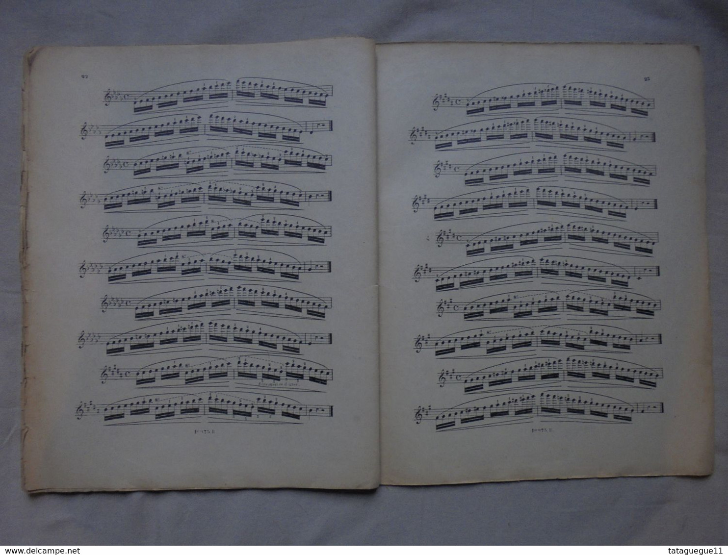 Ancien - 50 Exercices journaliers pour violon Charles Dancla OP. 74 N° 2