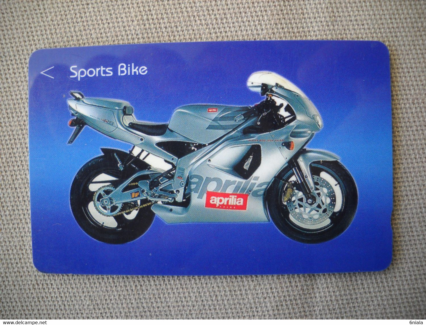 6905 Télécarte Collection  MOTO APRILIA  SPORTS BIKE  (scans Recto Verso)  Carte Téléphonique Singapour - Moto