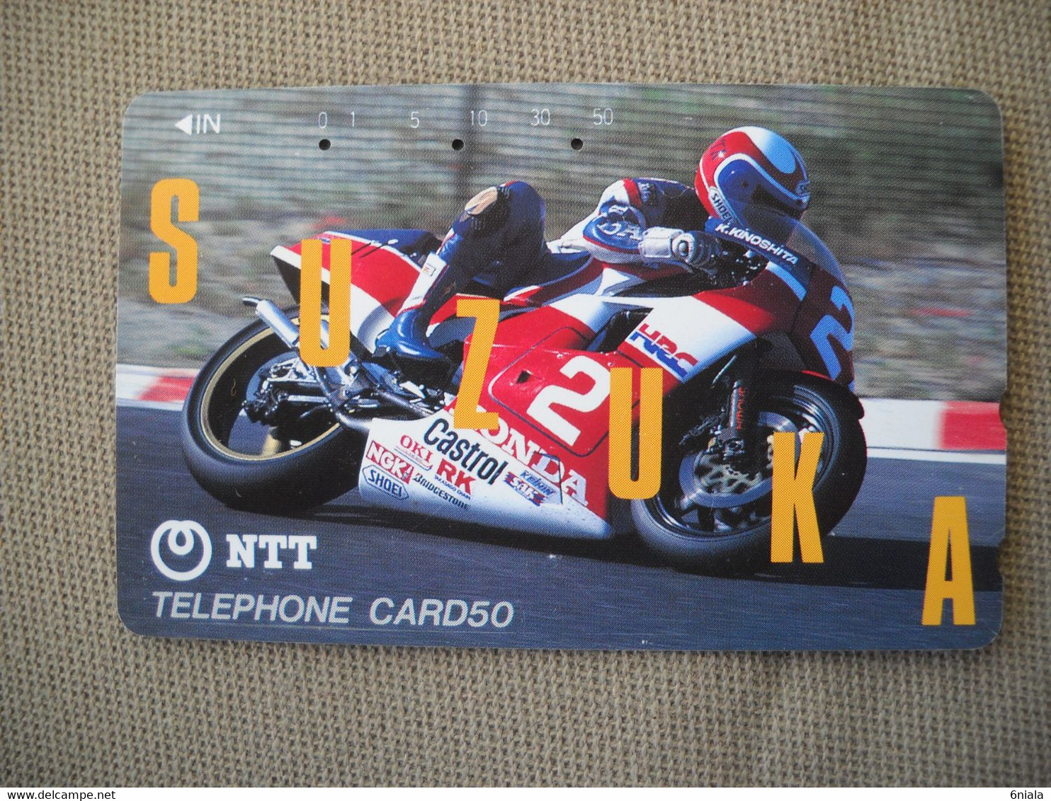 6909 Télécarte Collection  MOTO HONDA SUZUKA   (scans Recto Verso)  Carte Téléphonique - Moto