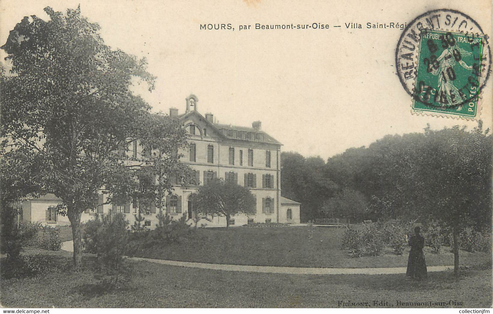 / CPA FRANCE 95 "Mours, Villa Saint Régis" - Mours