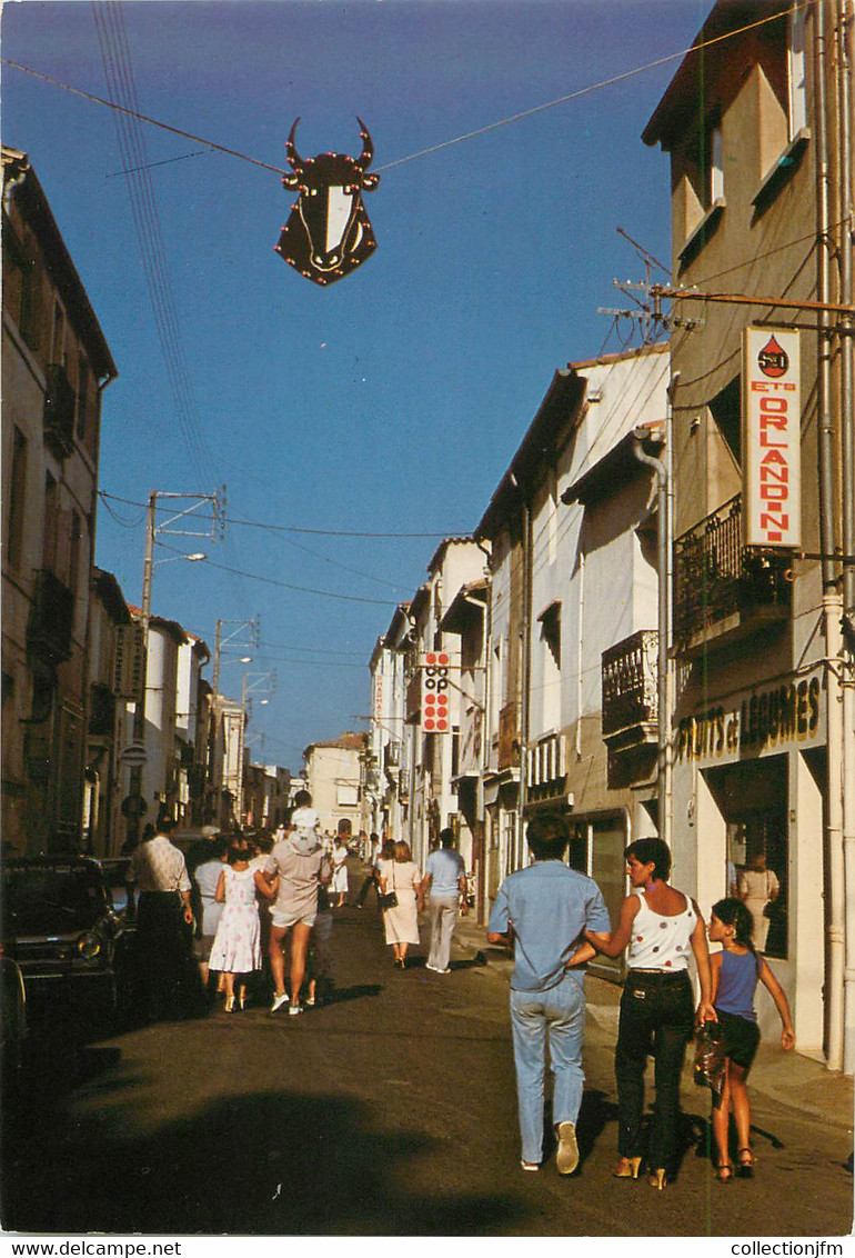 / CPSM FRANCE 34 "Mauguio, La Grande Rue" - Mauguio