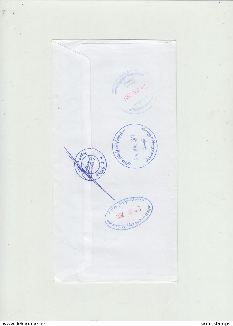 Iraq Kurdistan Region,RFGISTERED Letter, BIRDS PAIR-2 Scans - Rare From This Country-Paypal Now Accpeted - Sonstige - Asien