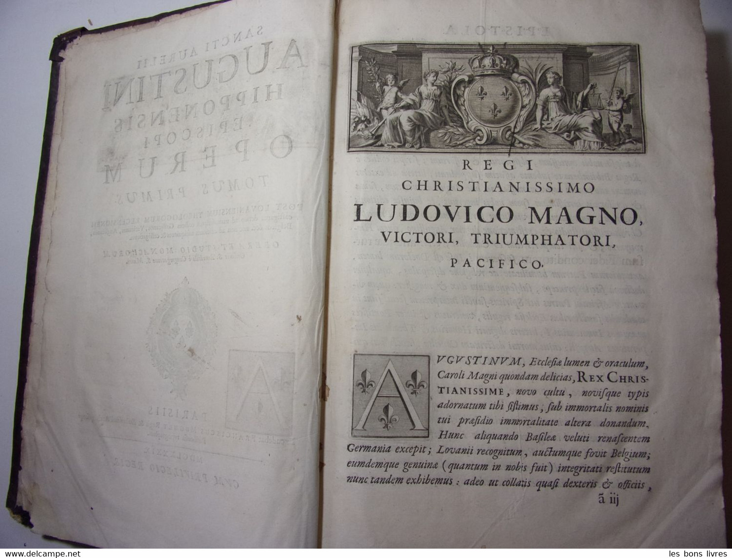 1689. Vol In Folio. Santi Aurelii Augustini. Hipponensis Episcopi Opérum. - Tot De 18de Eeuw