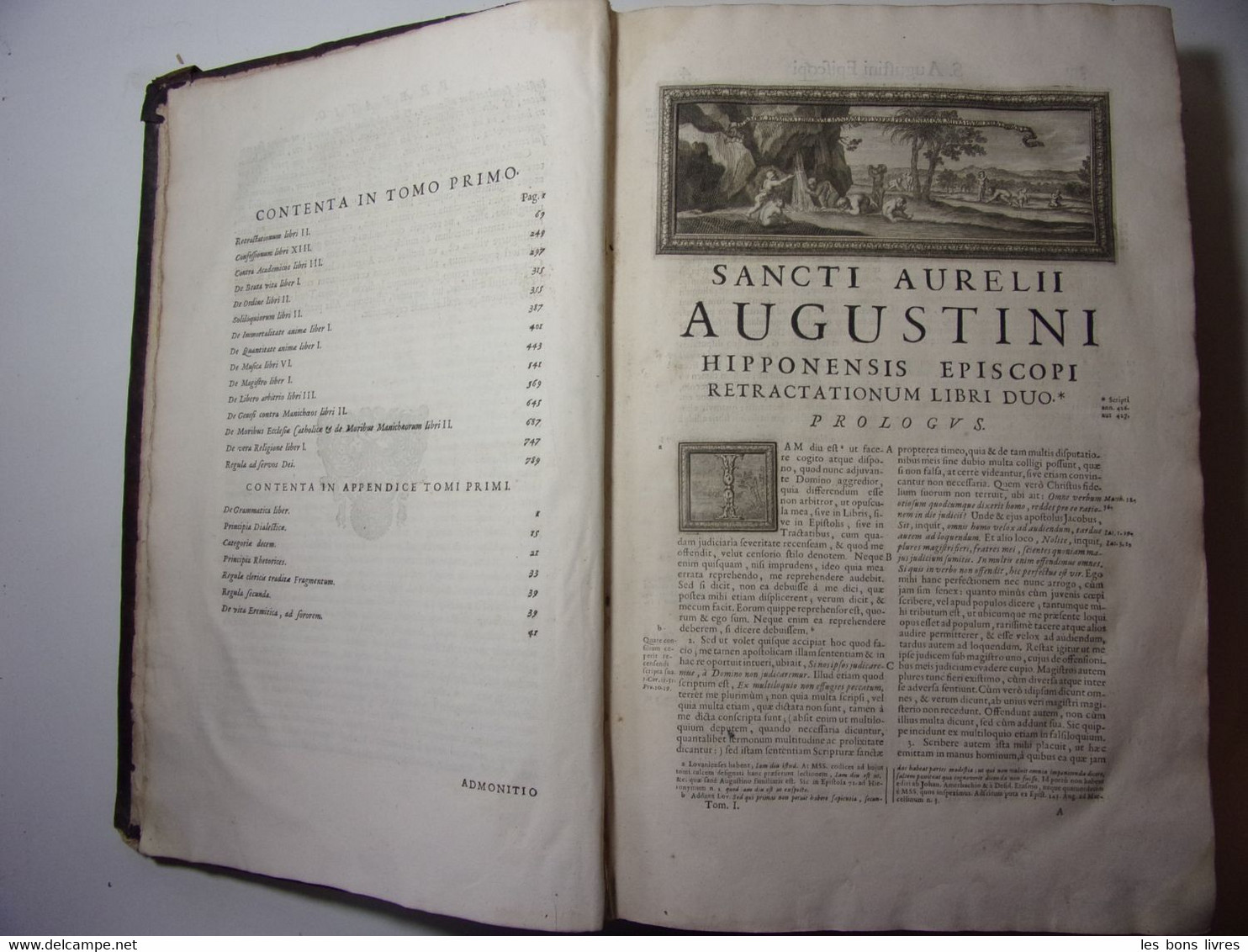 1689. Vol In Folio. Santi Aurelii Augustini. Hipponensis Episcopi Opérum. - Tot De 18de Eeuw