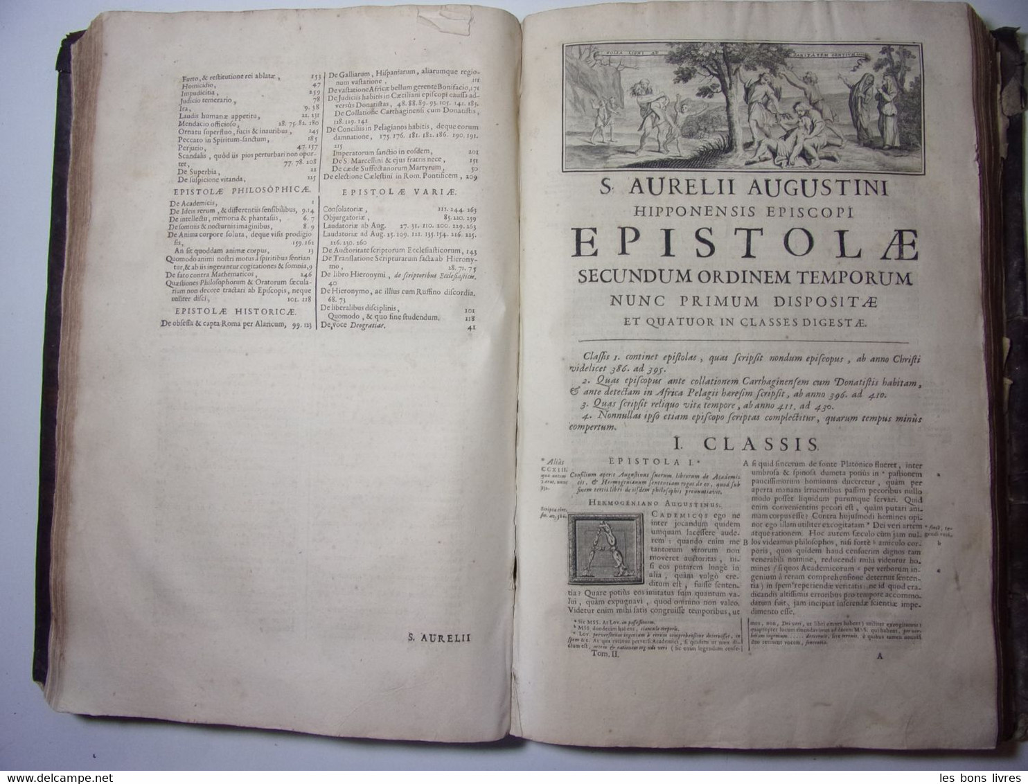 1689. Vol in folio. Santi Aurelii Augustini. Hipponensis episcopi Opérum.