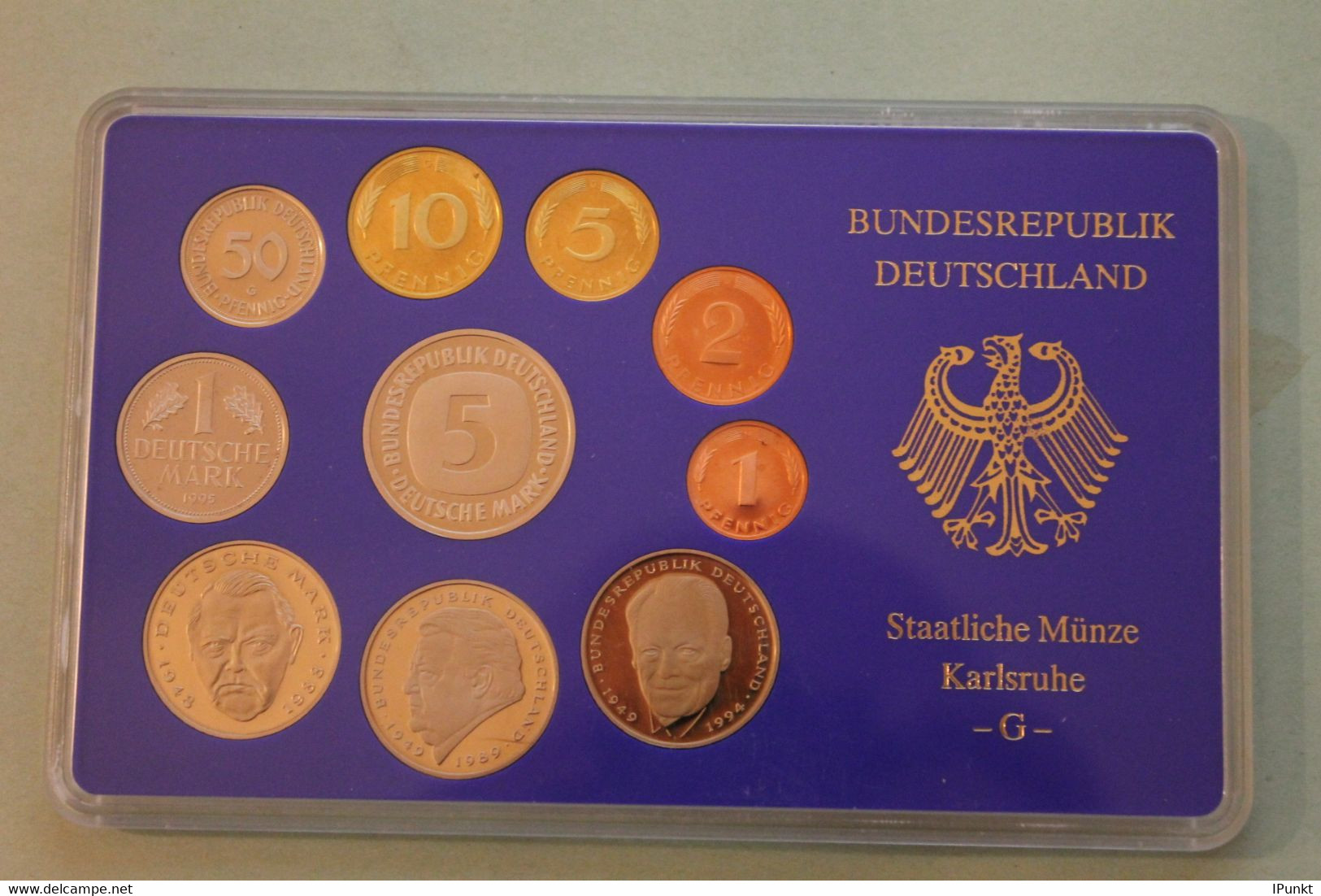Deutschland, Kursmünzensatz Spiegelglanz (PP), 1995, G - Münz- Und Jahressets