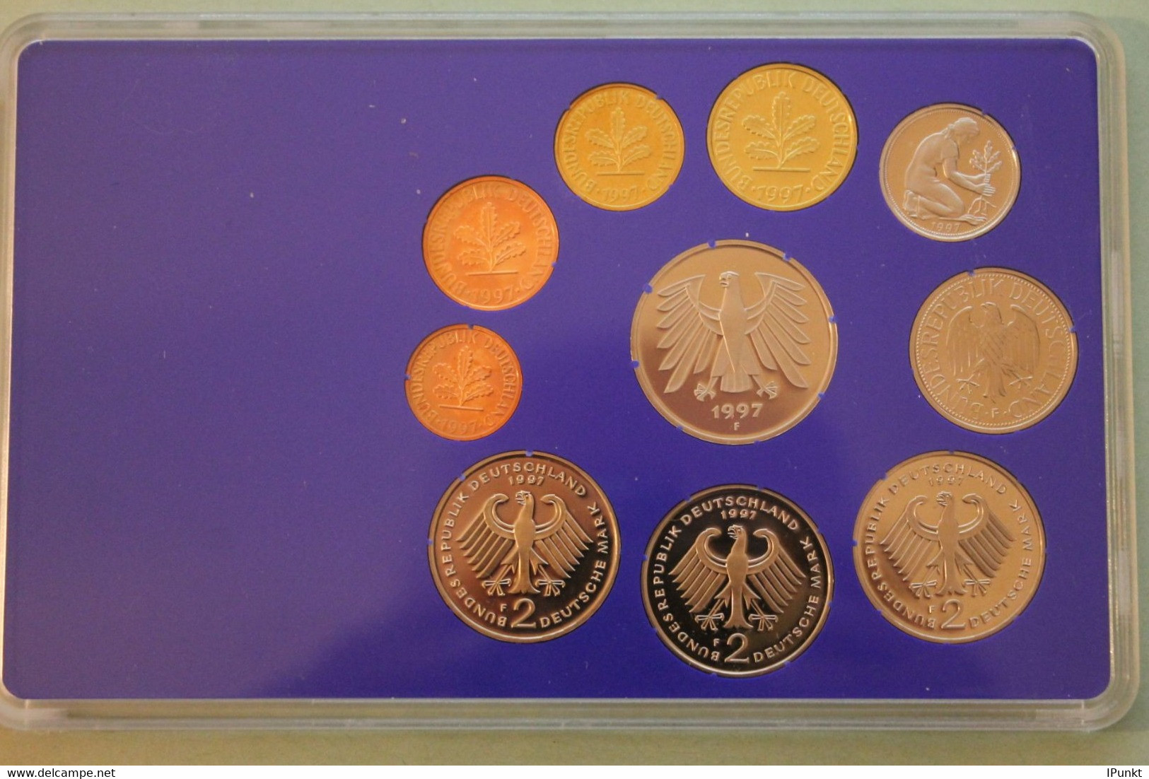Deutschland, Kursmünzensatz Spiegelglanz (PP), 1997, F - Sets De Acuñados &  Sets De Pruebas